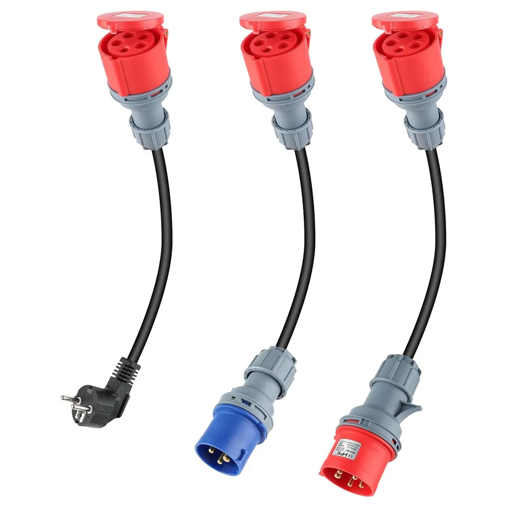 Alquiler de adaptadores y latiguillos CEE en Madrid