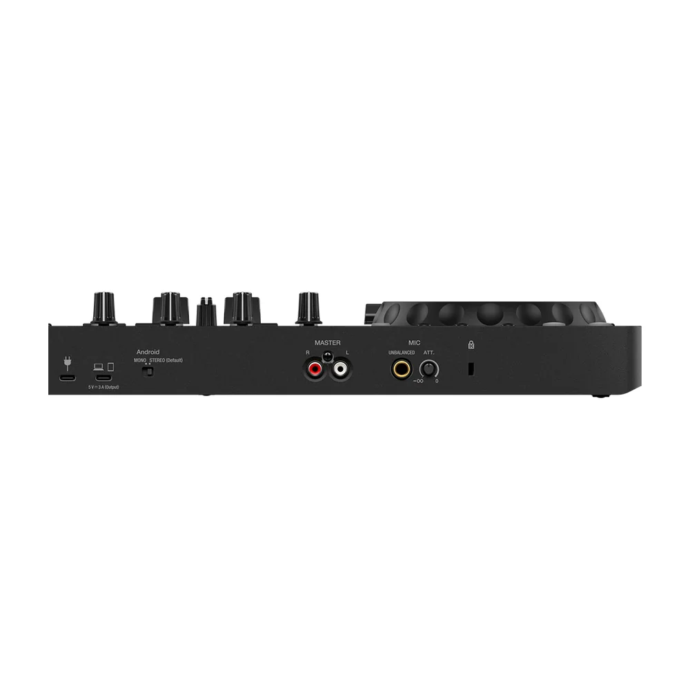 Panel trasero de conexiones de la controladora Pioneer DDJ-FLX4