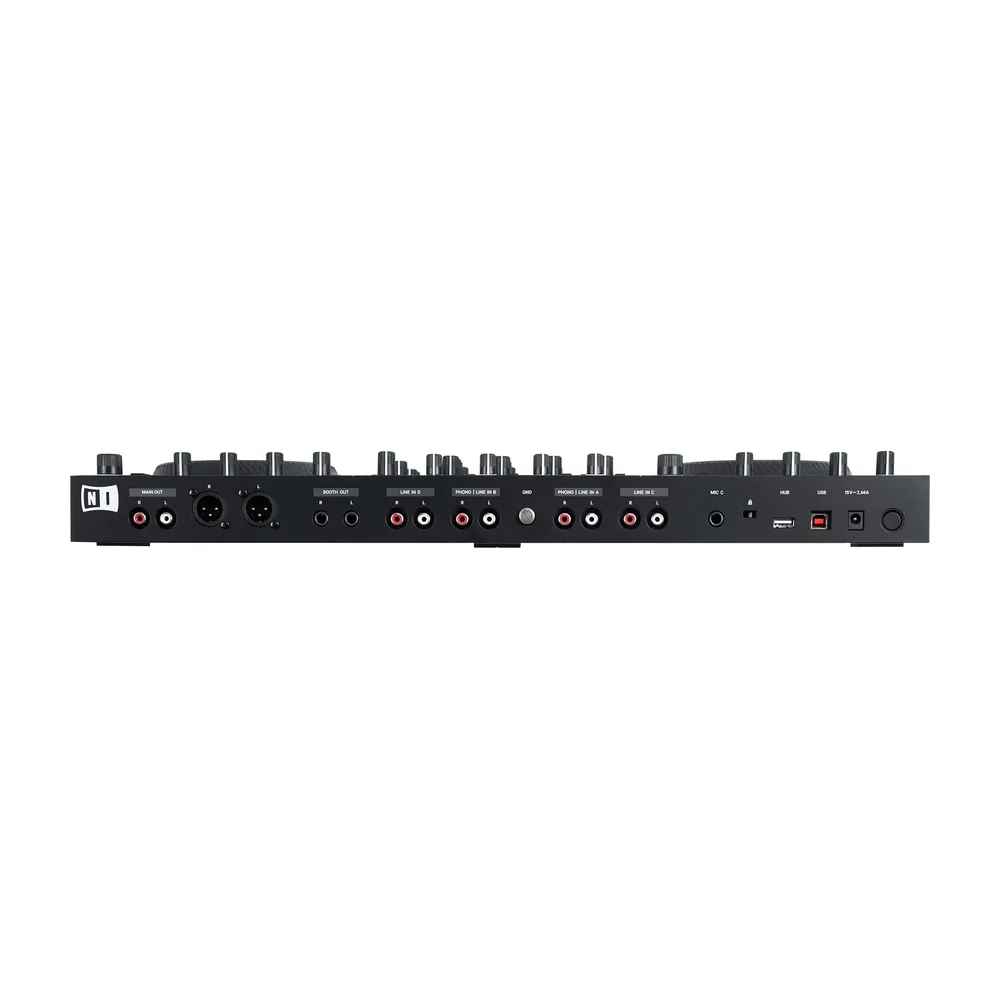 Panel trasero de conexiones de la controladora Native Instruments Traktor Kontrol S4 MK3