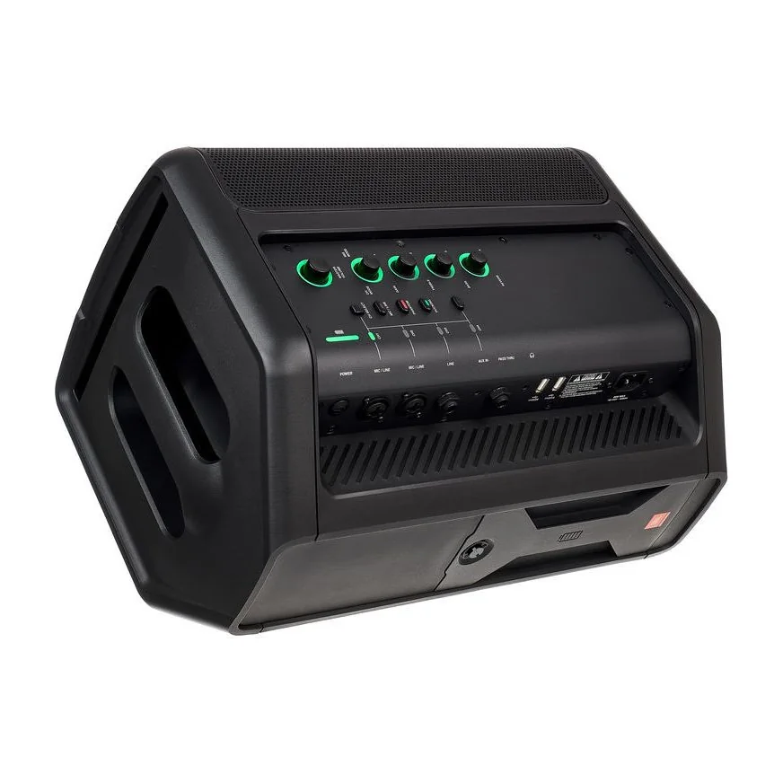 Panel de conexiones con mezclador de 4 canales del JBL EON ONE Compact