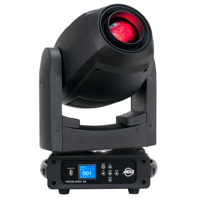 Alquiler de cabeza móvil spot LED 200 W ADJ Focus Spot 4Z en Madrid