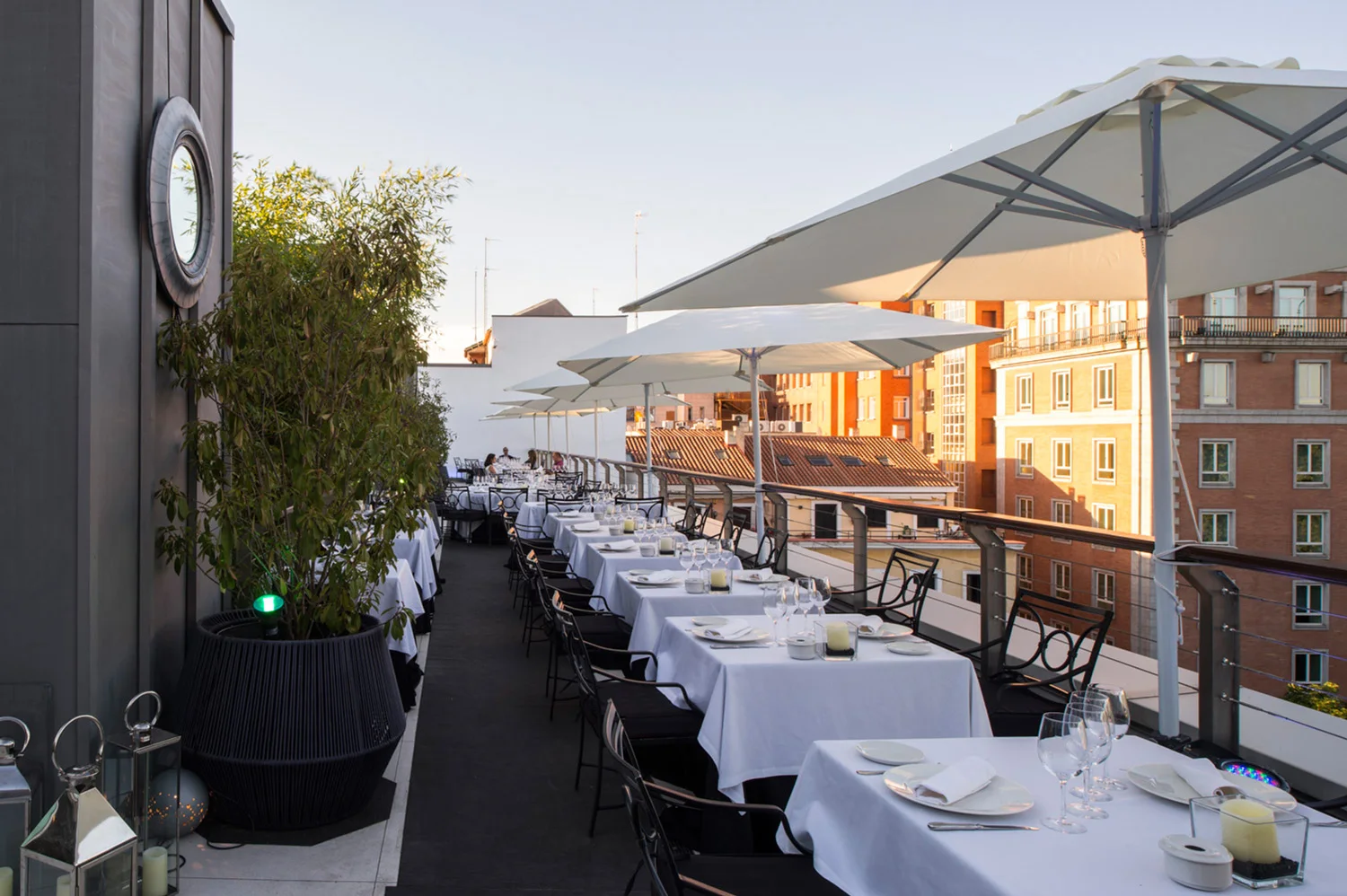 Terraza de El Mirador del Museo Thyssen, sobre el Paseo del Prado
