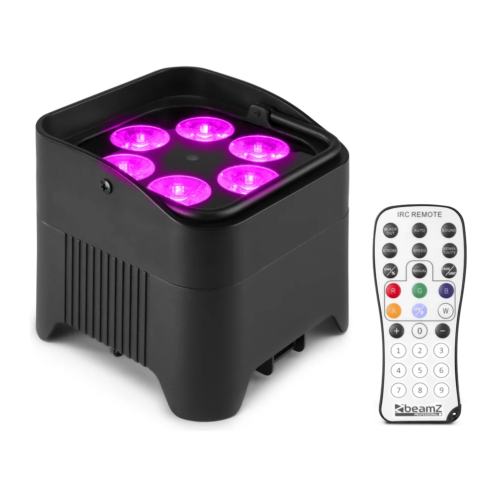 Alquiler de foco LED de batería BeamZ BBP96S (uplight) en Madrid
