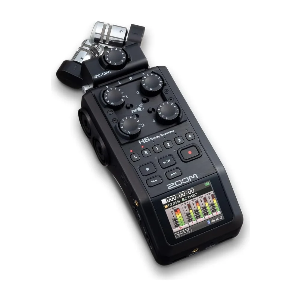 Alquiler de grabadora de audio portátil Zoom H6 en Madrid