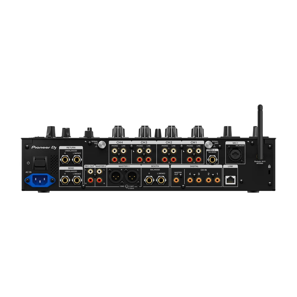 Panel trasero de conexiones del mezclador Pioneer DJM-A9