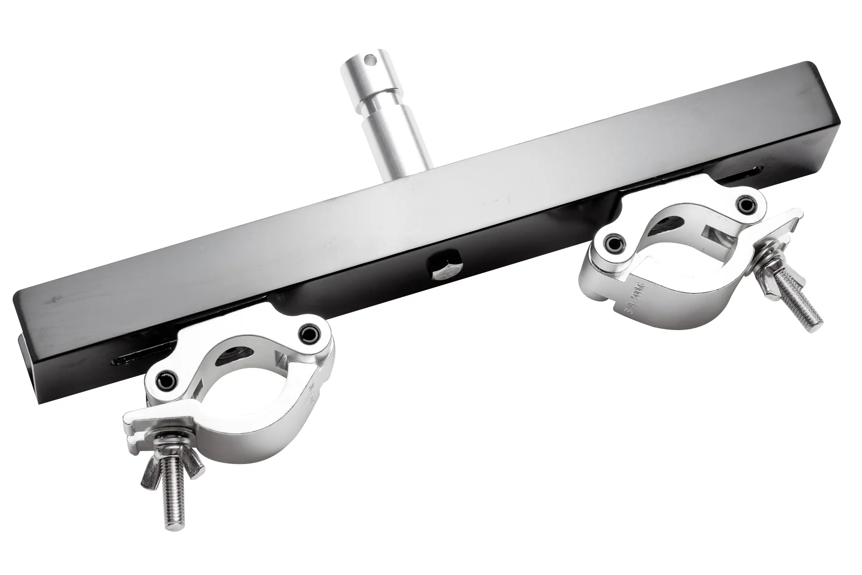 Adaptador con abrazaderas para apoyar el truss sobre la torre elevadora